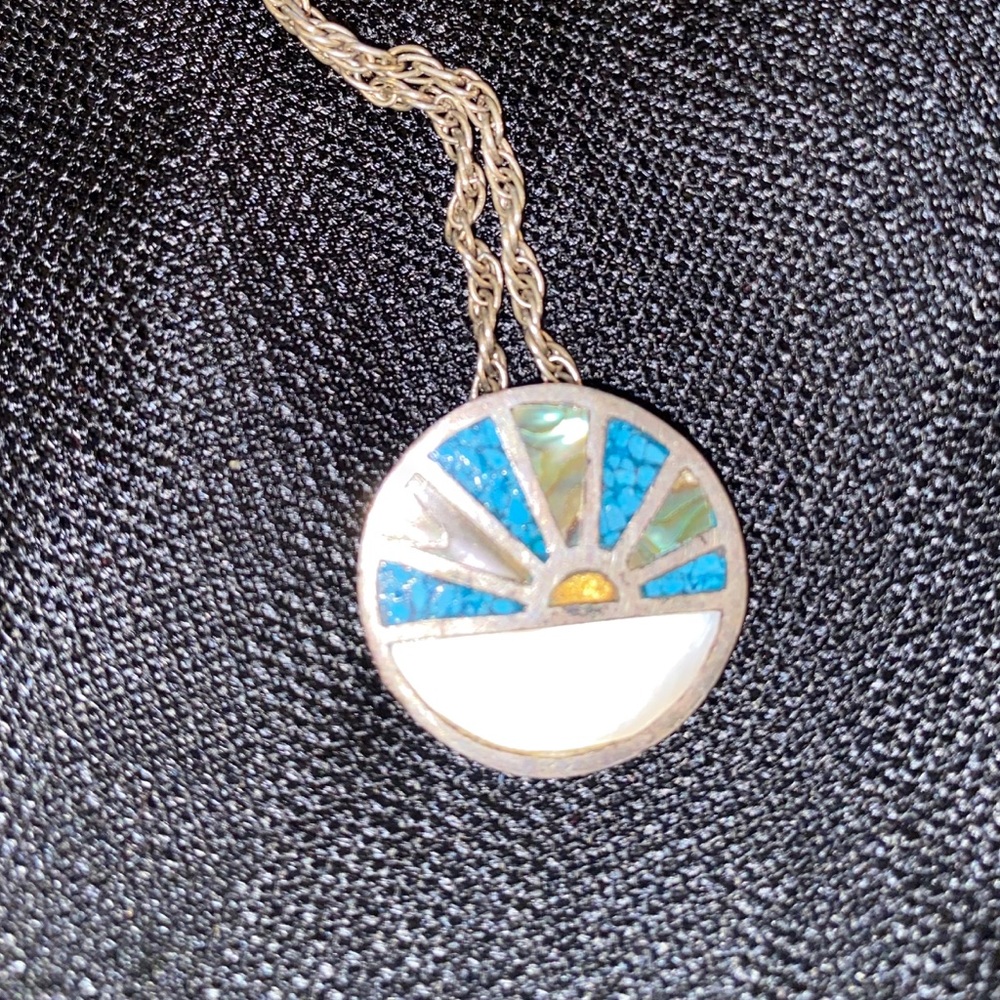 Sunset Multi Gemstone Necklace - image 1